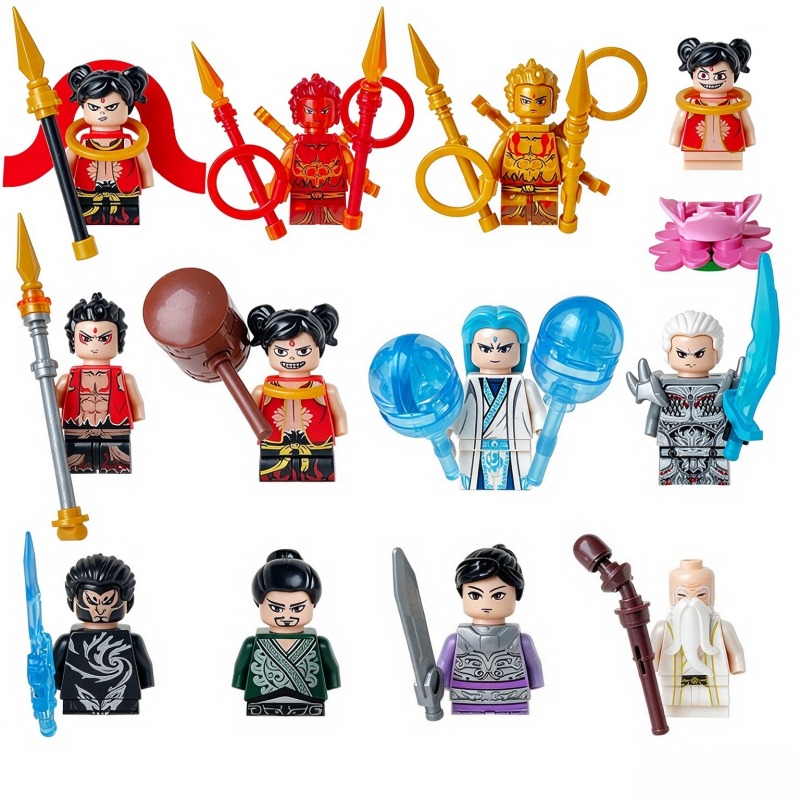 Building Block Mini - Bouwstenen, figuurtjes, poppen in menselijke vorm,