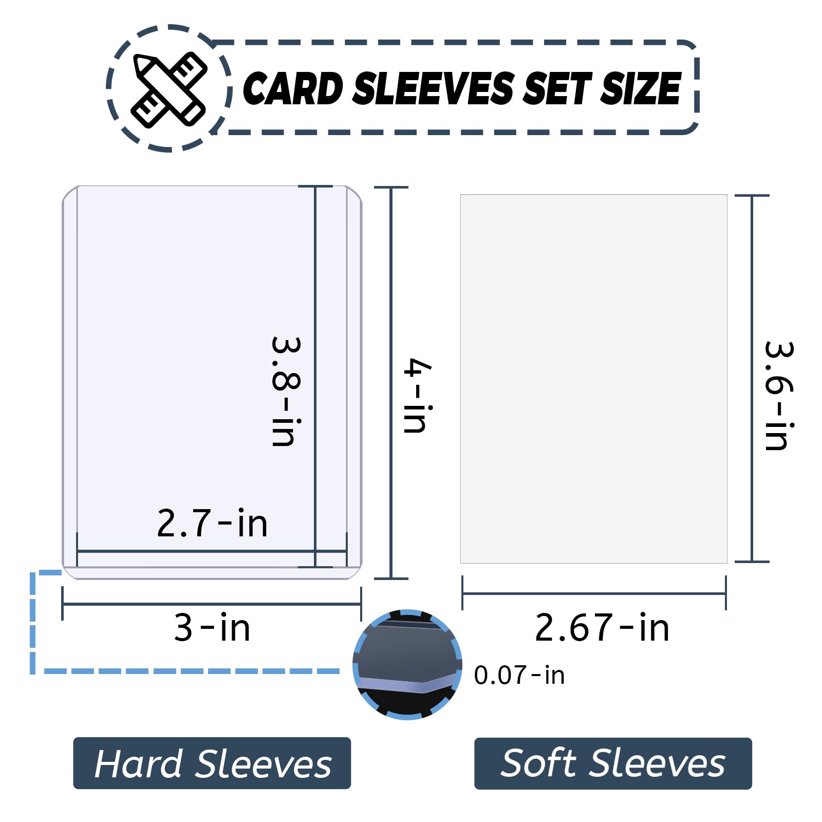 100-600 stuks kaarthoezen, har - Card Penny Sleeve recensie en prijs